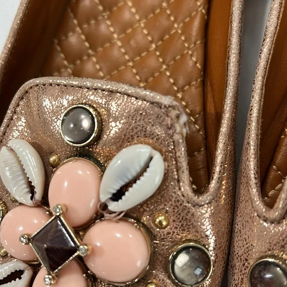 Tory Burch Blaise Copper Loafers - Picture 4 of 8